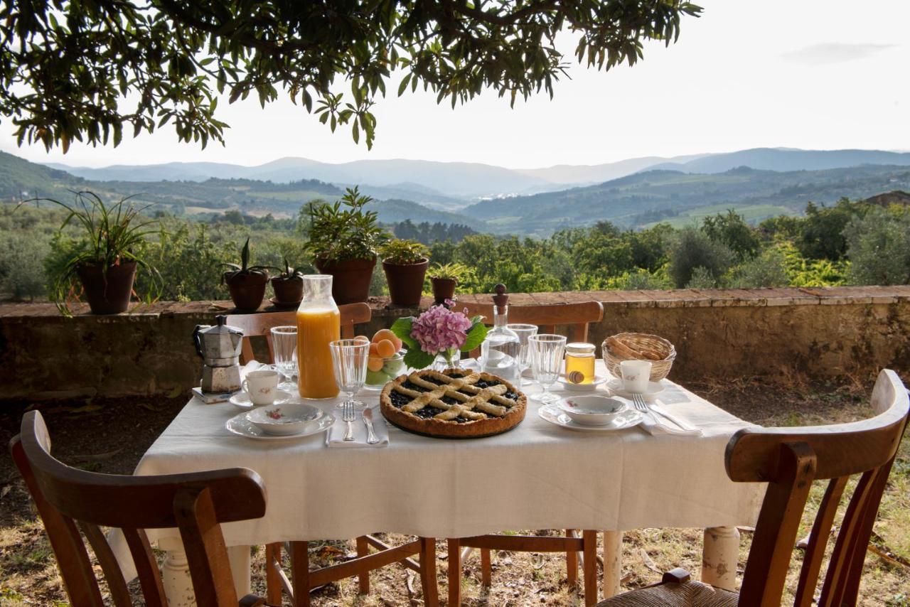 Fattoria Di Caticciano, Elegante Affittacamere Relax E Natura Vicino Firenze Pelago Exterior foto